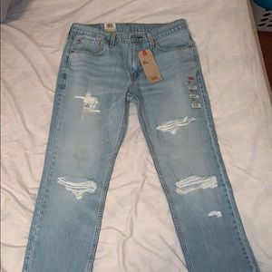 Levi’s 511 slim distressed denim